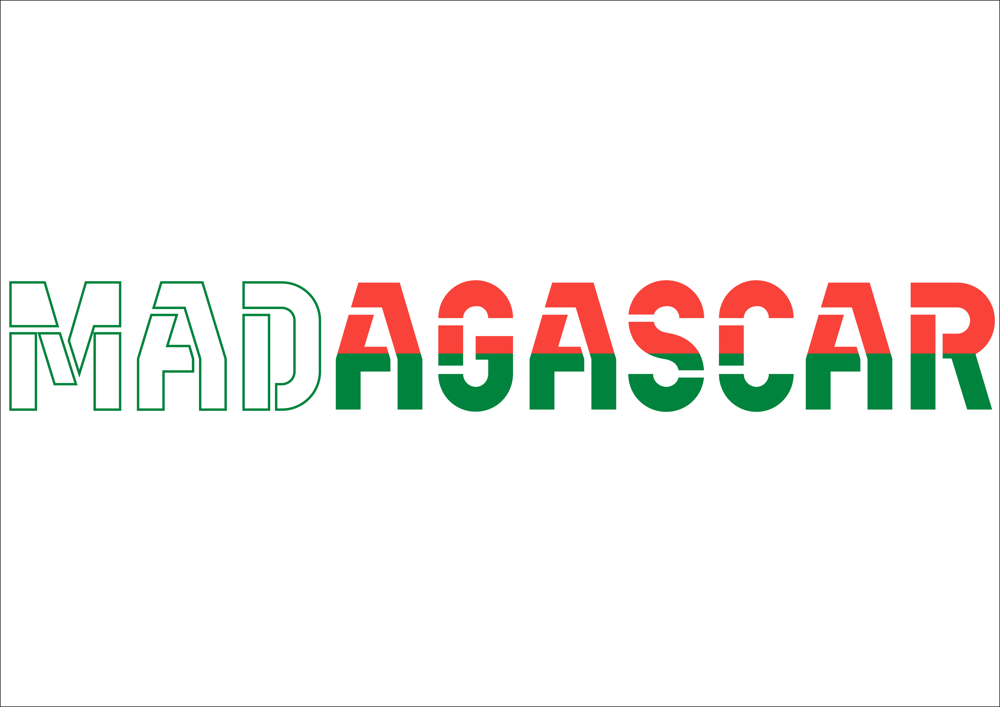 Drapeau de Madagascar